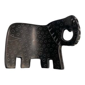 Soapstone carve baby elephant from Kenya